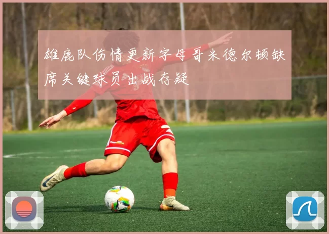 雄鹿队伤情更新字母哥米德尔顿缺席关键球员出战存疑