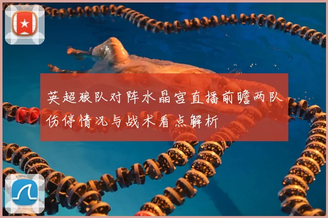 英超狼队对阵水晶宫直播前瞻两队伤停情况与战术看点解析