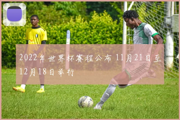 2022年世界杯赛程公布 11月21日至12月18日举行